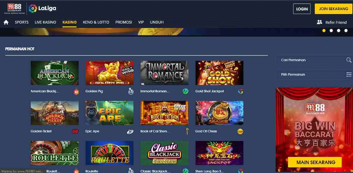 bonus paket taruhan sportsbook M88